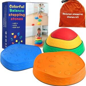 Stepping Stones for Kids - Colourful Durable Non-Slip Toddle